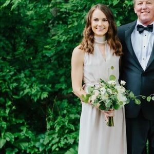 Joanna August Ceremony Bridesmaid Dress Size small - cream - bella bridesmaids